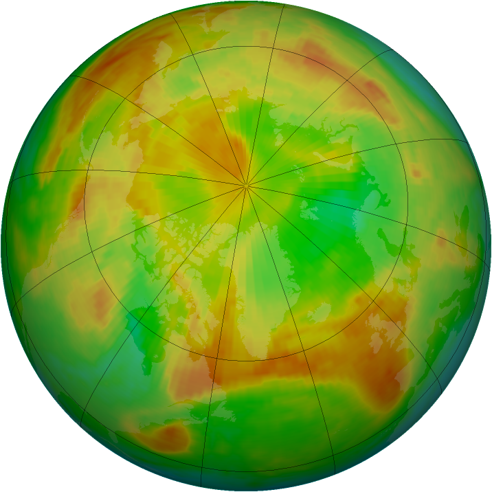 Arctic ozone map for 02 June 1984